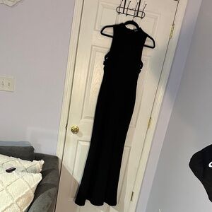 LULUS Elegant Black Sleeveless Dress SMALL